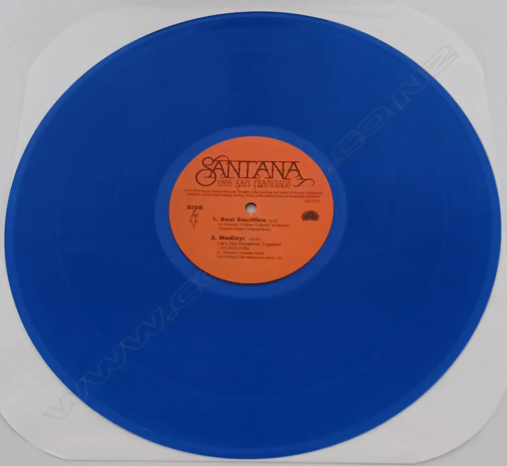 Santana, 1968 San Francisco (Blue vinyl) Image 1++
